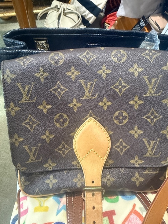 Louis Vuitton Handbags - Louis Vuitton Brown Monogram Canvas Crossbody with Tan Vachetta Accent